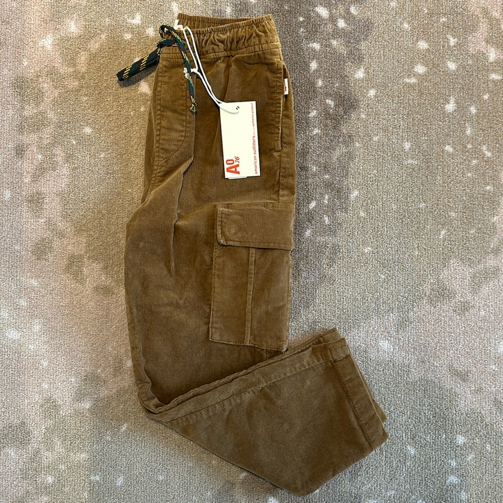 NWT AO76 Cargo Corduroy Drawstring Pant